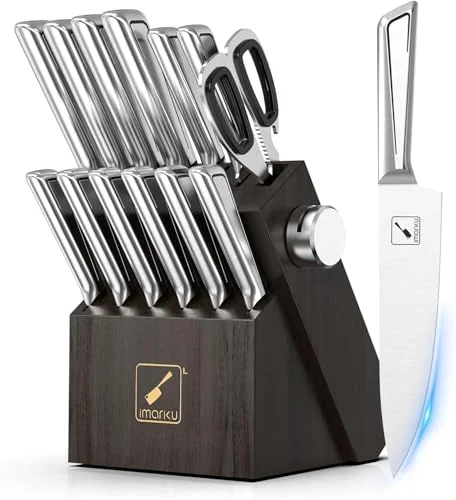 imarku Japanese Knife Set with Block - Rank 8 in Best Knife Set of 2025