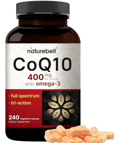 NatureBell CoQ10 400mg with Omega 3 - Rank 5 in Best Coq10 of 2025