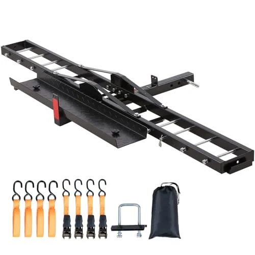 VEVOR Motorcycle Carrier with Ramp - Rank 8 in Best Motorcycle Hitch Carrier of 2025