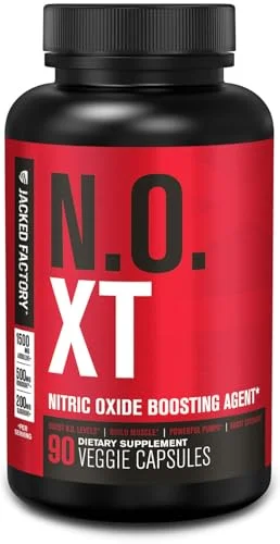Jacked Factory N.O. XT Nitric Oxide Supplement - Rank 8 in Best Circo2 of 2025
