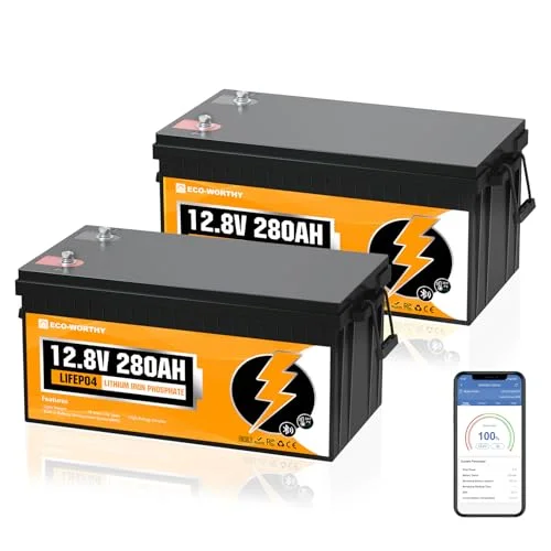 ECO-WORTHY 12V 280Ah LiFePO4 Battery Pack - Rank 5 in Best Rv Batteries of 2025