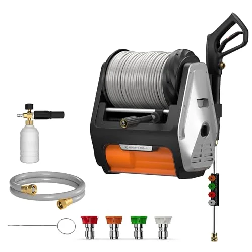 Best Pressure Washer Hose Reel of 2025 - Top rated Garden products