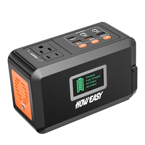 HOWEASY Portable Power Station 88Wh - Rank 10 in Best Battery Powered Generator of 2025
