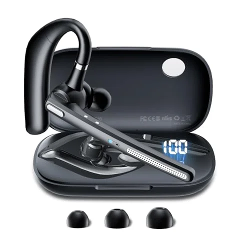 COTOE Bluetooth Headset V5.3 Wireless Earpiece - Rank 10 in Best Bluetooth Earpiece of 2025