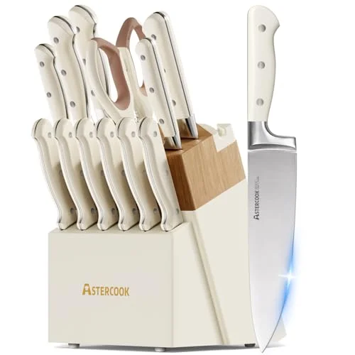 Astercook 14-Piece Kitchen Knife Set - Rank 5 in Best Knife Set of 2025