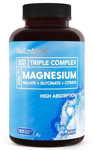 BioEmblem Triple Magnesium Complex 300mg - Rank 5 in Best Magnesium Varieties of 2025