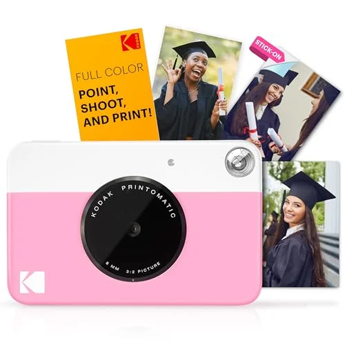 KODAK Printomatic Instant Print Camera - Pink - Rank 9 in Best Polaroid Camera of 2025
