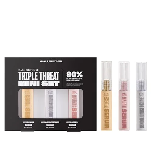 Babe Original Triple Threat Mini Set - Rank 2 in Best Babe Lash Serum of 2025