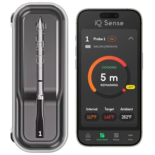 CHEF iQ Sense 2025 Wireless Meat Thermometer - Rank 2 in Best Smart Thermometer of 2025