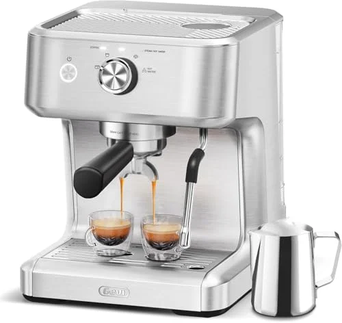 Gevi EzBru 1000 Espresso Machine with Frother - Rank 8 in Best Espresso Machines of 2025