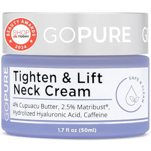goPure Neck Firming Cream - Rank 4 in Best Wrinkle Cream of 2025