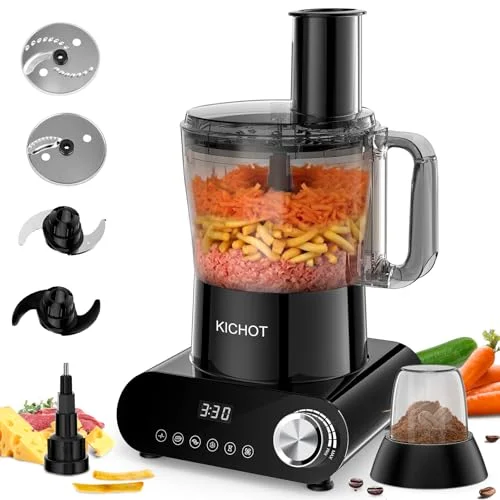 KICHOT 10-Cup Food Processor & Chopper - Rank 5 in Best Vegetable Chopper of 2025