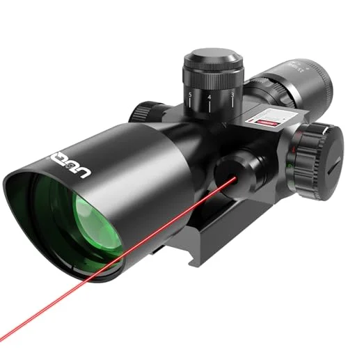 UUQ 2.5-10x40 Tactical Rifle Scope Combo - Rank 2 in Best Gun Scopes of 2025
