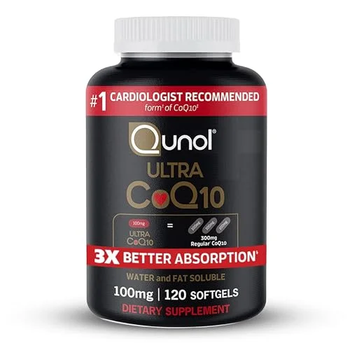 Qunol CoQ10 100mg Softgels - Rank 4 in Best Coq10 of 2025