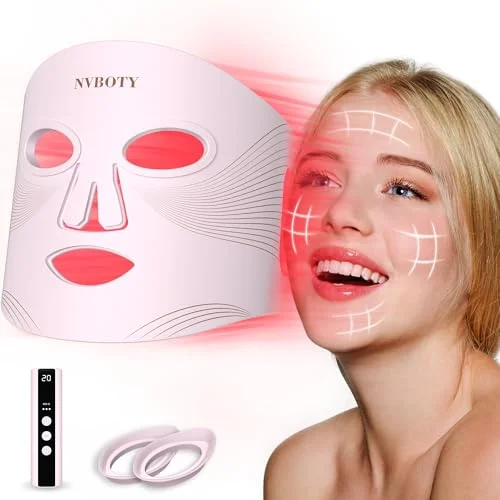 NVBOTY LED Light Therapy Face Mask - Rank 3 in Best Red Light Therapy For Acne of 2025