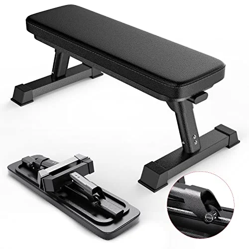 Finer Form Foldable Flat Bench for Weight Training - Rank 7 in Best Weight Bench of 2025