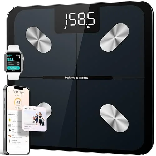 Etekcity Smart Body Weight Scale with Bluetooth - Rank 4 in Best Digital Food Scale of 2025