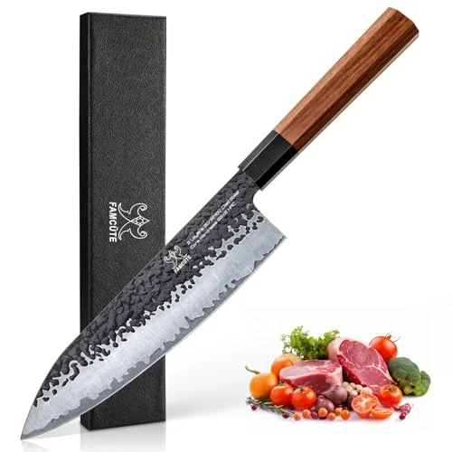 FAMCÜTE 8 Inch Japanese Chef Knife - Rank 6 in Best Japanese Knifes of 2025