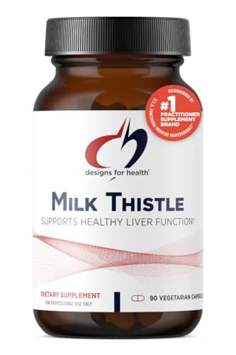 Designs for Health Milk Thistle Extract Liver Support Supplement - Rank 6 in Best Sunflower Lecithin of 2025