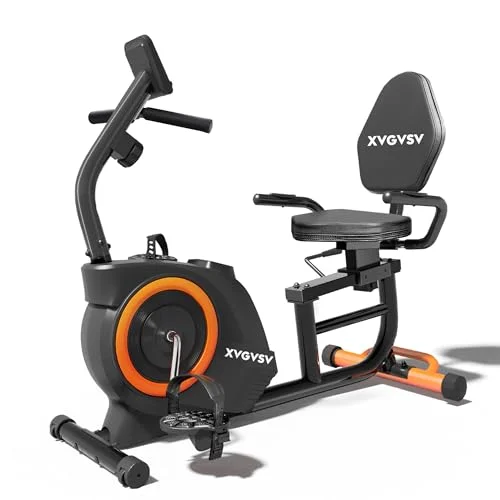 Recumbent Exercise Bike 400LB Capacity - Rank 5 in Best Recumbent Bike of 2025