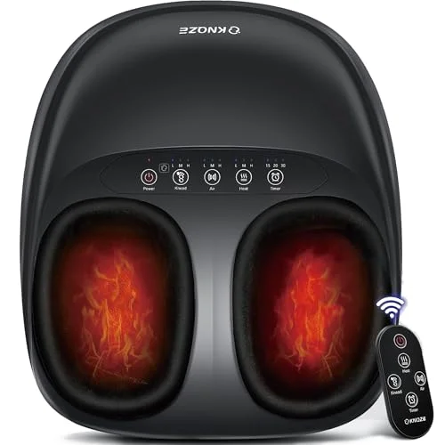 KNQZE Shiatsu Foot Massager with Heat - Rank 6 in Foot Massagers of 2025