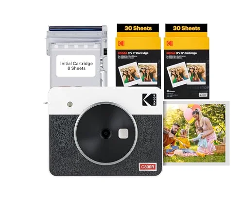 KODAK Mini Shot 3 Retro Instant Camera Printer Bundle - Rank 6 in Best Kodak Printomatic of 2025