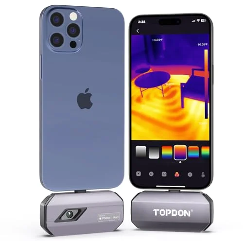 TOPDON TC002C Thermal Camera for iPhone and iPads - Rank 10 in Best Thermal Camera of 2025