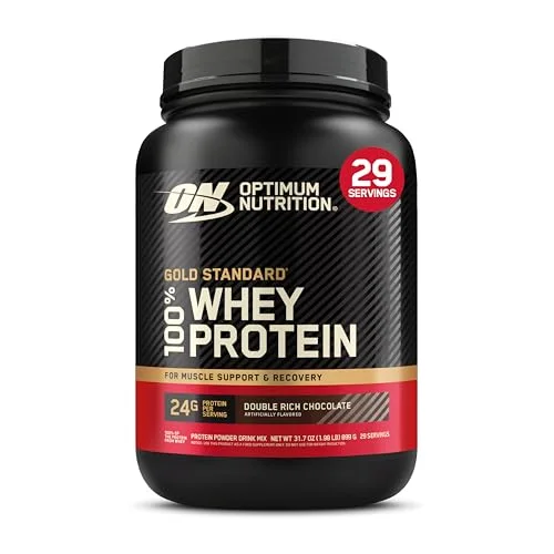Optimum Nutrition Gold Standard Whey Protein, Double Rich Chocolate - Rank 9 in Best Whey Protein Powders of 2025