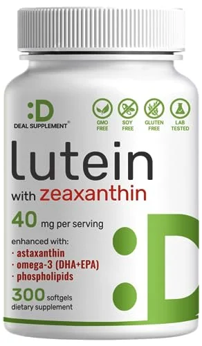 Deal Supplement Lutein and Zeaxanthin 40mg Enhanced - Rank 7 in Best Lutein of 2025