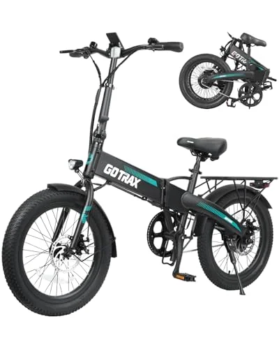 Gotrax R1 Folding Electric Bike 20" Black - Rank 7 in Best Electric Bike of 2025