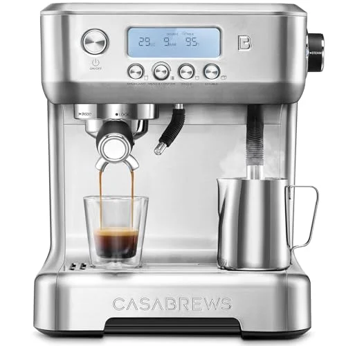 CASABREWS 20 Bar Espresso Machine with Frother - Rank 7 in Best Espresso Machines of 2025