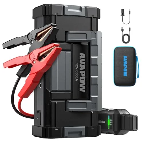 AVAPOW 6000A Car Battery Jump Starter - Rank 5 in Best Car Jumper Box of 2025