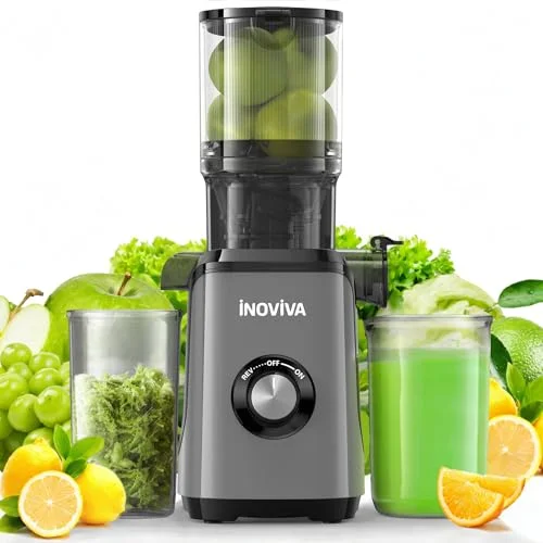 INOVIVA Cold Press Juicer with Large Chute - Rank 4 in Juicer Machines