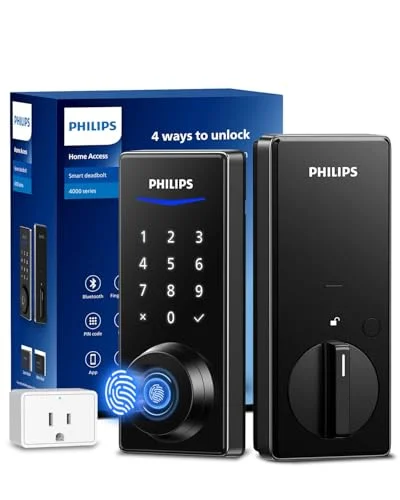 Philips Wi-Fi Smart Door Lock with App Control - Rank 4 in Best Electronic Deadbolt of 2025