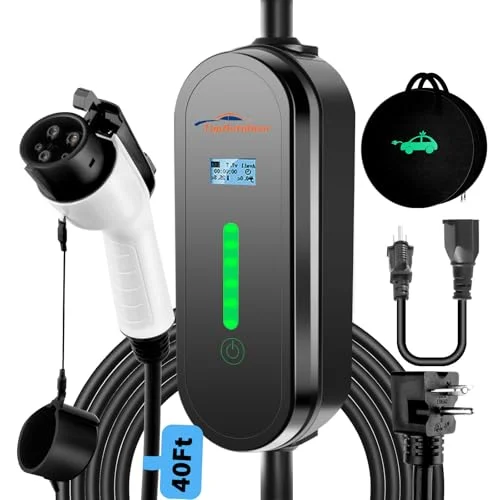 TopAutoGear 40Ft EV Charger Level 1 & 2 - Rank 7 in Best Ev Car Charger of 2025