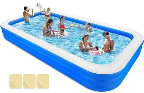 ZEUSFIRE Large Inflatable Family Pool - Rank 8 in Best Outdoor Swimming Pool of 2025