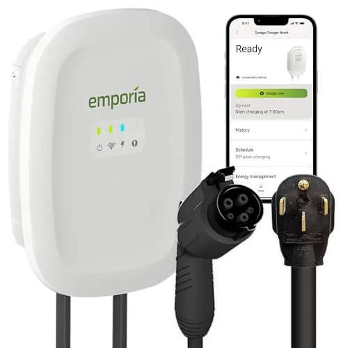 EMPORIA Level 2 EV Charger 48 amp WiFi - Rank 10 in Best Home Ev Charging Station of 2025