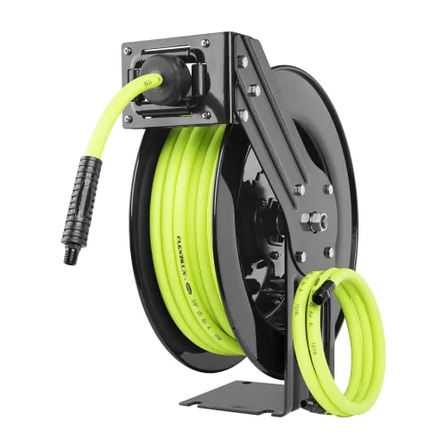 Flexzilla Retractable Air Hose Reel, 3/8 in. x 50 ft. - Rank 4 in Best Air Hose Reel of 2025