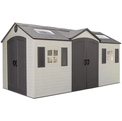 Lifetime Outdoor Storage Shed 60079, 15x8 ft - Rank 2 in Best Wooden Sheds of 2025