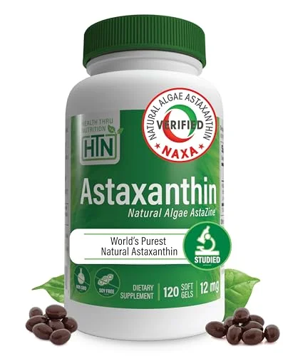 Health Thru Nutrition Astaxanthin Triple Strength 12mg 120 Softgels - Rank 10 in Best Astaxanthin of 2025