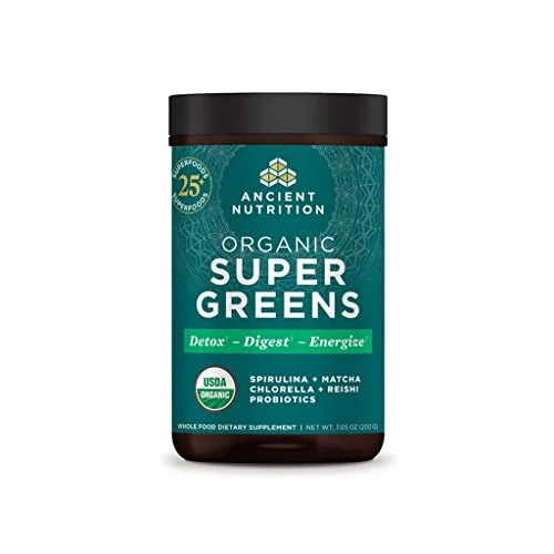 Ancient Nutrition Super Greens Powder - Rank 5 in Best Organic Green Powder of 2025