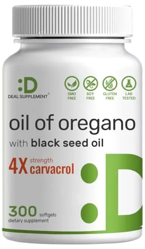 Deal Supplement Oil of Oregano Softgels - Rank 7 in Best Oregano Oil of 2025