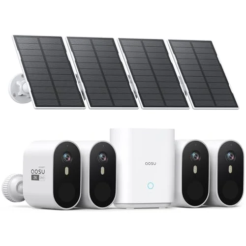 AOSU Solar Wireless Outdoor Security Cameras 2K QHD - Rank 5 in Best Solar Camera of 2025