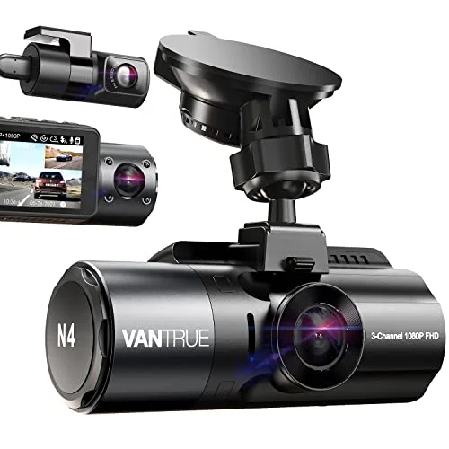 Vantrue N4 3 Channel Dash Cam - Rank 9 in Best Wireless Dash Cam of 2025