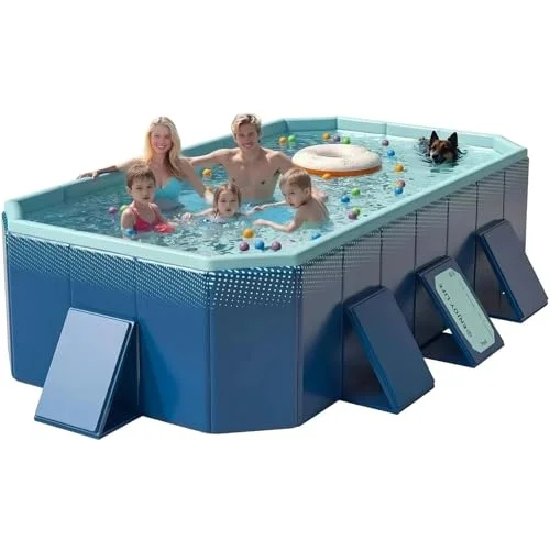 Bounvi Foldable Swimming Pool for Families - Rank 5 in Best Above Ground Pools of 2025