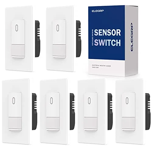 ELEGRP Motion Sensor Light Switch, Matte White - Rank 9 in Best Motion Sensors of 2025