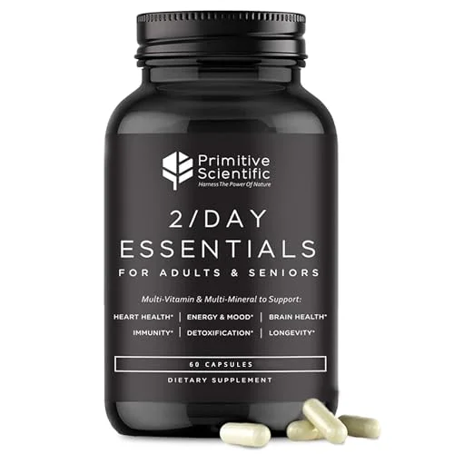 Primitive Scientific Daily Essential Multivitamins - Rank 9 in Smart Life Hacks for Seniors You Can’t Miss!