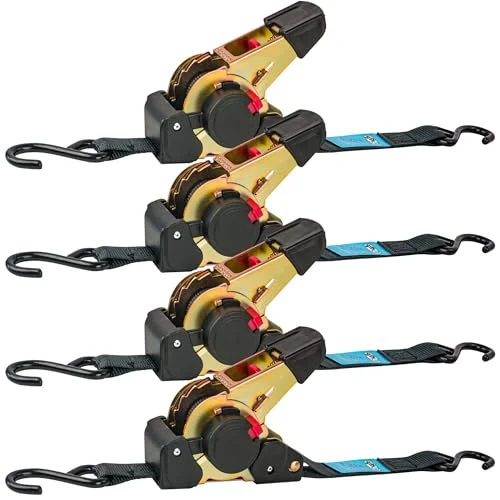 Digank Retractable Ratchet Straps 1" x 10' - Rank 7 in Best Retractable Ratchet Straps of 2025