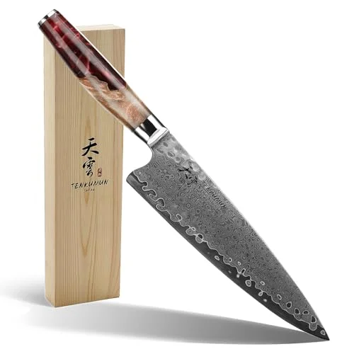 Tenkumun Kokoro Series 8" Chef Knife - Rank 4 in Best Japanese Knifes of 2025