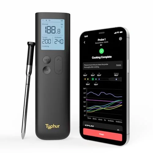 Typhur SYNC Gold Lite Wireless Thermometer - Rank 9 in Best Smart Thermometer of 2025